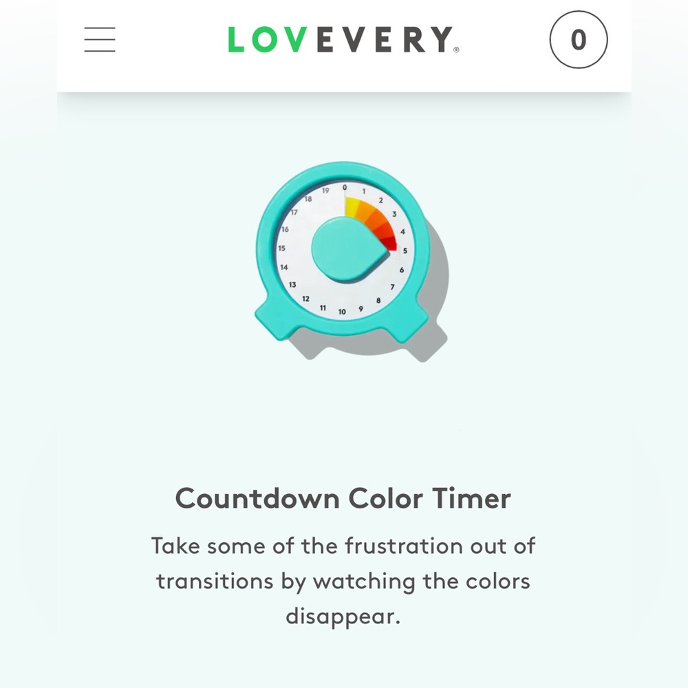 Lovevery Countdown Color Timer